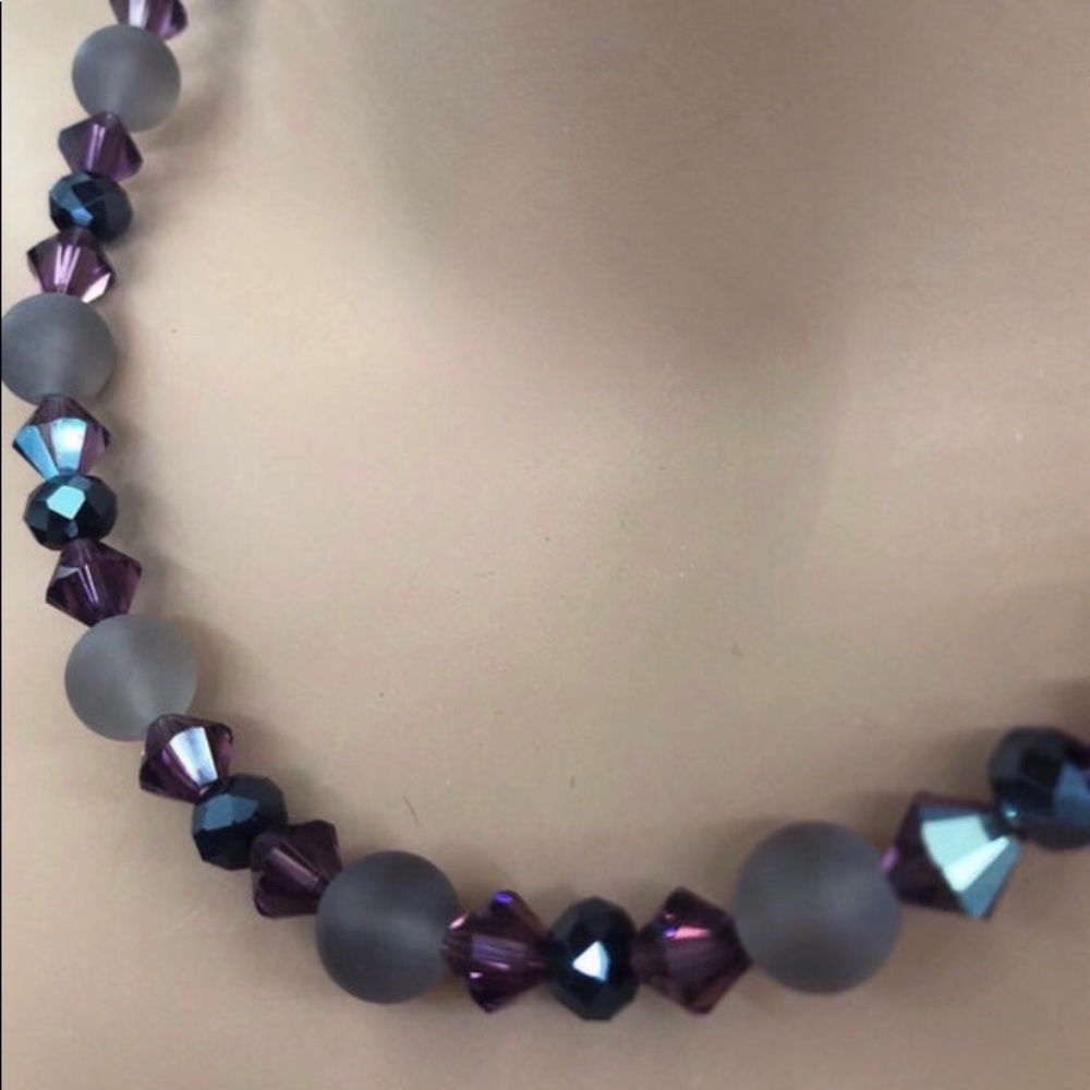 NWT Swarovski Crystal Necklace Set